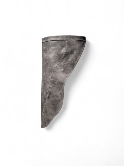 .Leather Half-Skirt